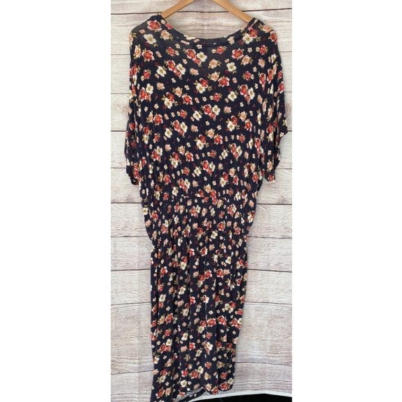 Cortena Smocked Waist Floral Knit Dress Plus Size 3X super comfortable! - Picture 5 of 8